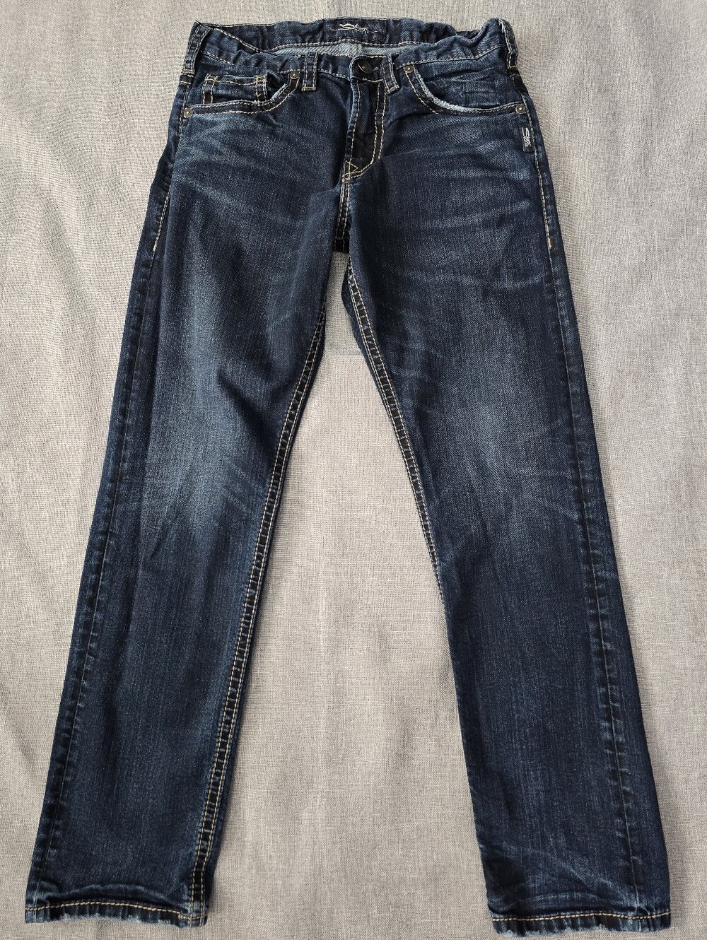Silver Jeans Eddie Dark Blue Slim Fit Jeans Size W30 L 30